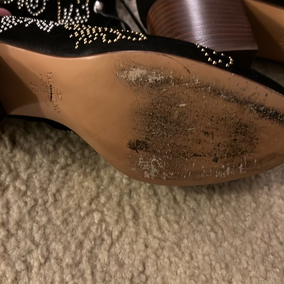 Valentino Butterfly-Studded Lace-Up Boot - Picture 7 of 9